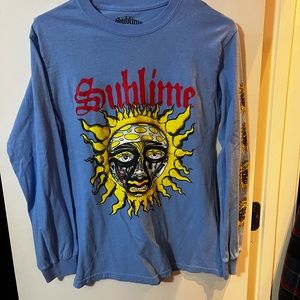 Logo down the left sleeve